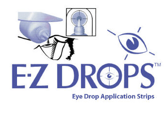 E-Z Drops Eye Drop Application Strips Logo